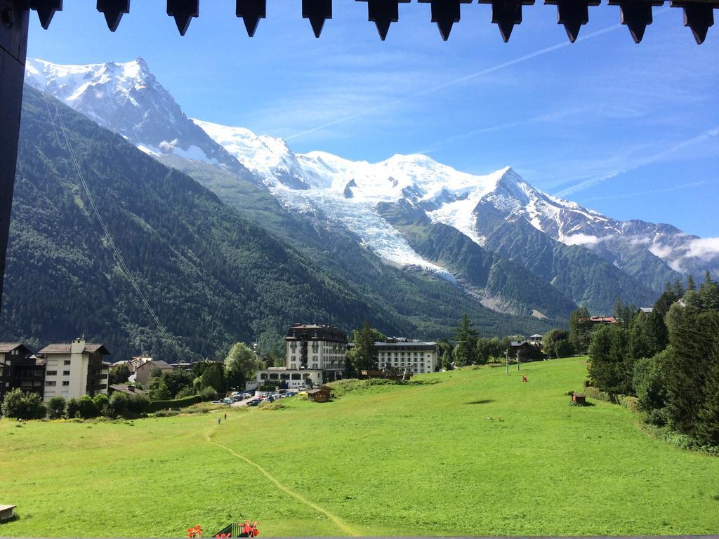 Апартаменты Terrasse Sur Le Mont Blanc Шамони Экстерьер фото
